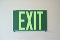 EGS001 Photoluminescent Exit Sign
