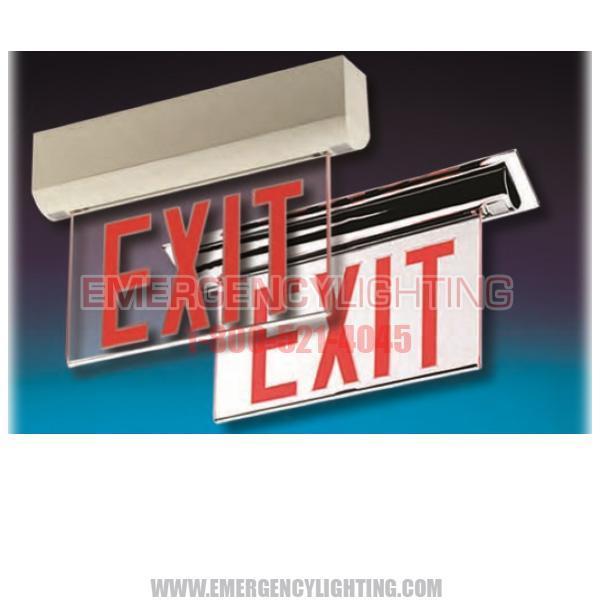 EMERGI single faced sign. EXIT SIGN LITE NEW IN BOX #WWDXN2R-N 