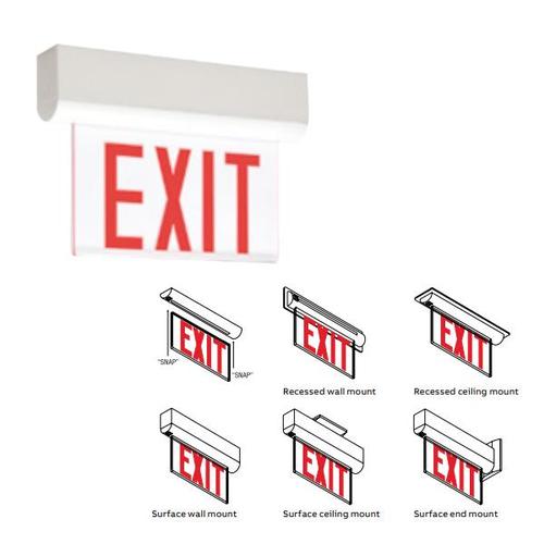 LX Prestige Edge-lit Series Exit Sign