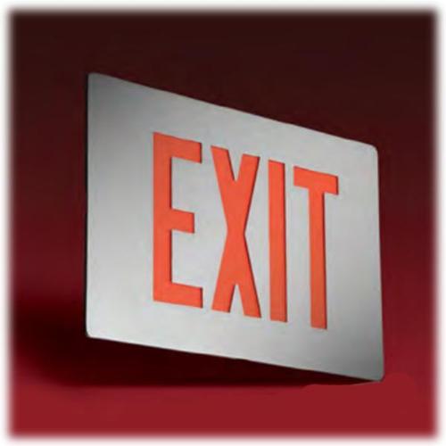 Galaxy XLD Series Recessed Die-Cast Aluminum Exit Sign