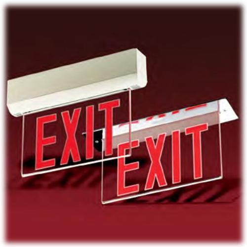 SLED and SPLED Series Edge-Lit Exit Sign