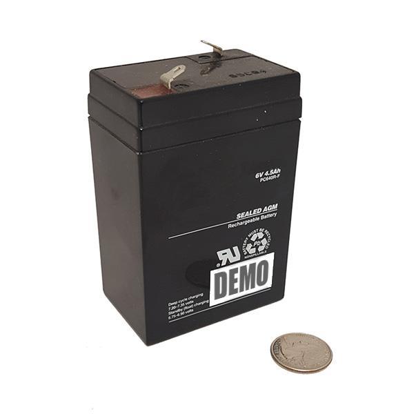 6 volt 4.5 ah rechargeable battery