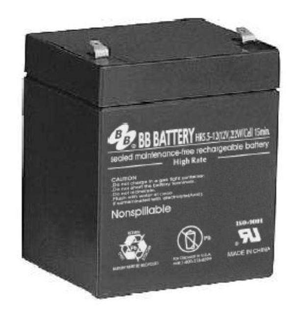 HR5.5-12(12V,22W/Cell 15min.) Battery