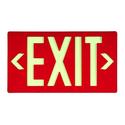 DLX 100-IND Indoor Self Luminous Exit Sign