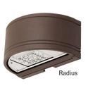 GeoPak Series Radius Outdoor Geometric LED Wallpack