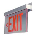 ES Series Surface/Recessed Mounted Edge-lit Exit Sign