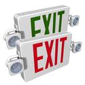 CEM Emergency Light/Exit Combo